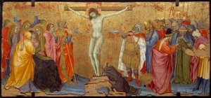 磔刑 木画 タッデオ・ディ・バルトロ（1363-1422）作 14世紀 日2,25x5,57メートル 作： Taddeo di Bartolo