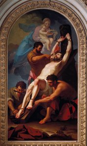 使徒聖バルテルミーの殉教者 (絵画 作： Taddeusz (1727 1793) Kuntze