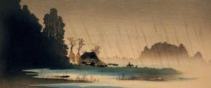 井草の雨