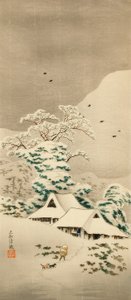 雪の中の沢渡 作： Takahashi Hiroaki