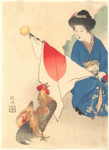 「東天紅」文芸倶楽部　15巻1号口絵 作： Takeuchi Keishū