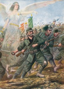 ピアーベ川の戦い、1918年 作： Tancredi Scarpelli