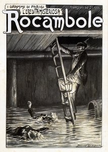 人気小説「パリのドラマ～不思議な遺産～」（1857年 作： Tancredi Scarpelli
