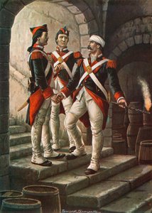 トリノ包囲戦でのピエトロミッカ、1706年 作： Tancredi Scarpelli