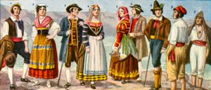 地域のイタリアのドレス 作： Tancredi Scarpelli