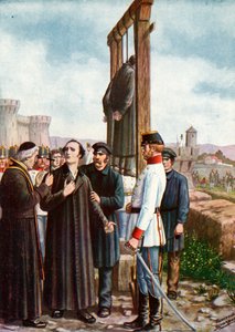 ベルフィオーレ殉教者：ドンエンリコタッゾリの最後の瞬間、1853年 作： Tancredi Scarpelli