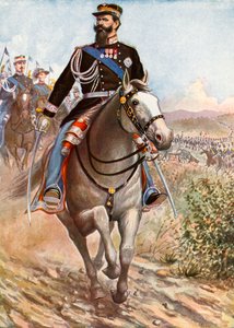 ビクター・エマニュエルはクリミア戦争のために軍隊をレビューします