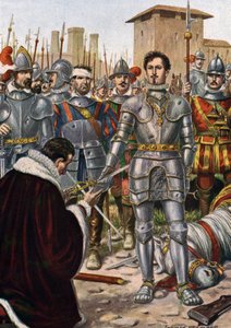 イタリア戦争（1521年〜1526年）：パヴィアの戦い（1525年2月24日 作： Tancredi Scarpelli