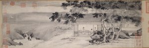 夜の飲酒、明朝、1520〜23年頃 作： Yin Tang