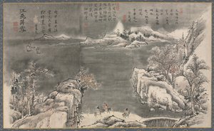 蕭河八景の一つ、1788年。
