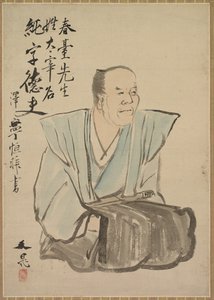 Shundai Dazaiの想像上の肖像画
