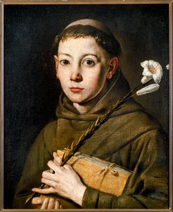 イタリア、ヴァラッロ、聖アンソニーの絵 作： Tanzio da Varallo