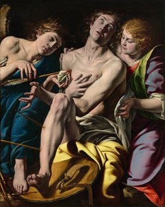 聖セバスチャン、c。 16201630。 作： Tanzio da Varallo