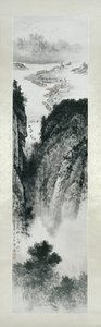 川の風景、1965 作： Tao Yiqing