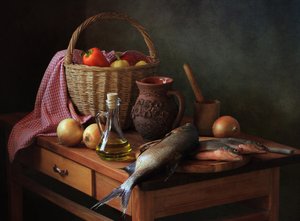 素朴なキッチンの恵み 作： Tatyana Skorokhod
