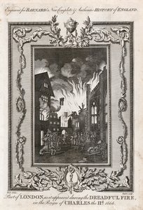 ロンドンの大火、1666 c1783 作： Taylor