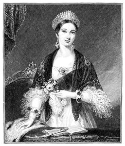 ビクトリア女王、1819-1901、19世紀 作： Taylor