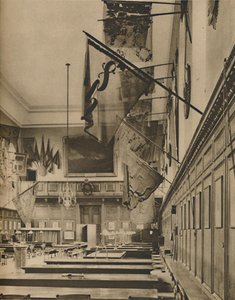 年金受給者が見事にボロボロの色の下で食事をする場所、c1935。 作： Taylor