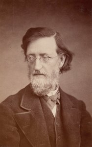 ジョン・ピーター・レスリーの肖像、1819～1903年、1875年12月。 作： Taylor and Brown