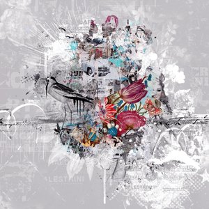 平凡でない生活、2016年（キャンバスにコラージュ） 作： Teis Albers