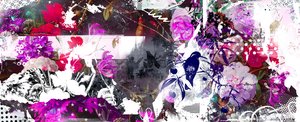 Abloom、2015年（キャンバスにミクストメディア） 作： Teis Albers