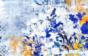Exciting Light、2014年（キャンバスにミクストメディア） 作： Teis Albers