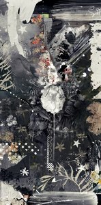 Flowerdrip、2014年（キャンバスにミクストメディア） 作： Teis Albers