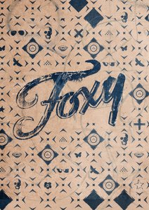 フォクシー、2016年（キャンバスにコラージュ） 作： Teis Albers