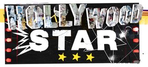 Estrela de Hollywood, 2015 (Colagem sobre tela) 作： Teis Albers