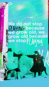 Playing, 2016 (キャンバスにコラージュ) 作： Teis Albers