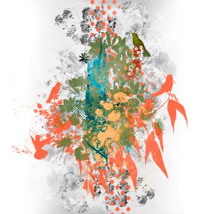 鳥の木、2016年（キャンバスにコラージュ） 作： Teis Albers