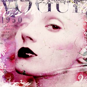 Vogue 1950, 2016 (キャンバスにコラージュ)