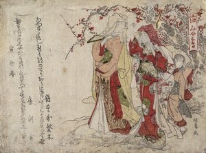 カモメ、1794または1806 作： Teisai Hokuba