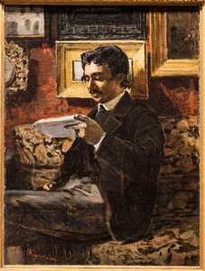読書マン 作： Telemaco Signorini