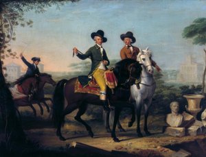 シジスモンド・チギ王子がポルチリアーノの発掘調査を訪問 作： Teodoro Matteini