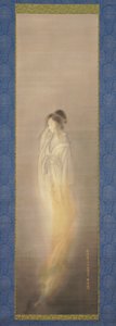 ゴースト [ペアの右] 1900年7月 （絹本、墨、淡彩） 作： Terasaki Kogyo