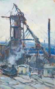 「鉱業」、1880～1936年 作： Terrick Williams