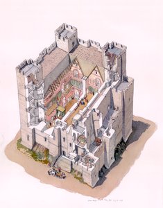 ドーバー キャッスル キープ c1190、c1990-2010 作： Terry Ball