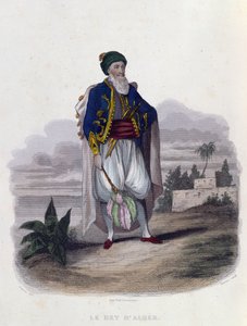 フセイン・パチャ（1765-1838）、最後のアルジェの死者（1818-30）、1846 作： Th. Guerin
