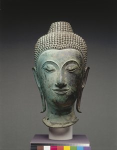 仏陀の頭 作： Thai School