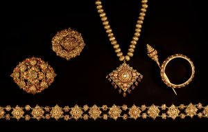 ジュエリー、アユタヤ時代（1350〜1767年）、17〜18世紀（金と宝石）