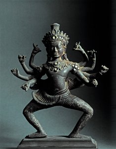 タイ美術： ロケブサーラ菩薩またはシヴァ神。ロッブリー様式。 作： Thai School