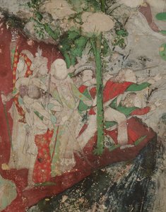 西の傭兵、ワットスワンナラム、トンブリ、1831 作： Thai School