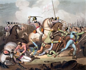 サラマンカの戦い、スペイン、1812 年 7 月 21 日 1819 作： Thales Fielding