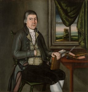 ヒゼキア・ビアズリー博士 (1748 年) 作： The Beardsley Limner