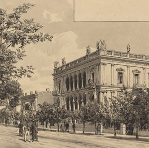 ハインリッヒ・シュリーマンの家、1890年。 作： Themistocles von Eckenbrecher