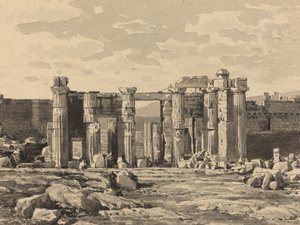 1890年、東方からのプロピュレウム。 作： Themistocles von Eckenbrecher