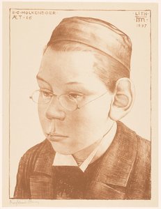 バーナード・モルケンボーアの肖像 作： Theo Molkenboer