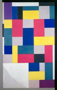 組成（ピュアペイント 作： Theo van Doesburg