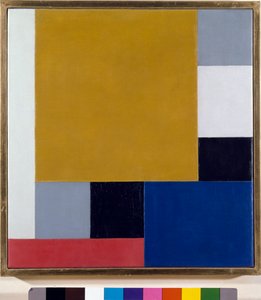 コンポジション 22 テオ・ファン・デスブルク（1883-1931）の絵画 1920年 アイントホーフェン、Stedelijk Van Abbemuseum 作： Theo van Doesburg